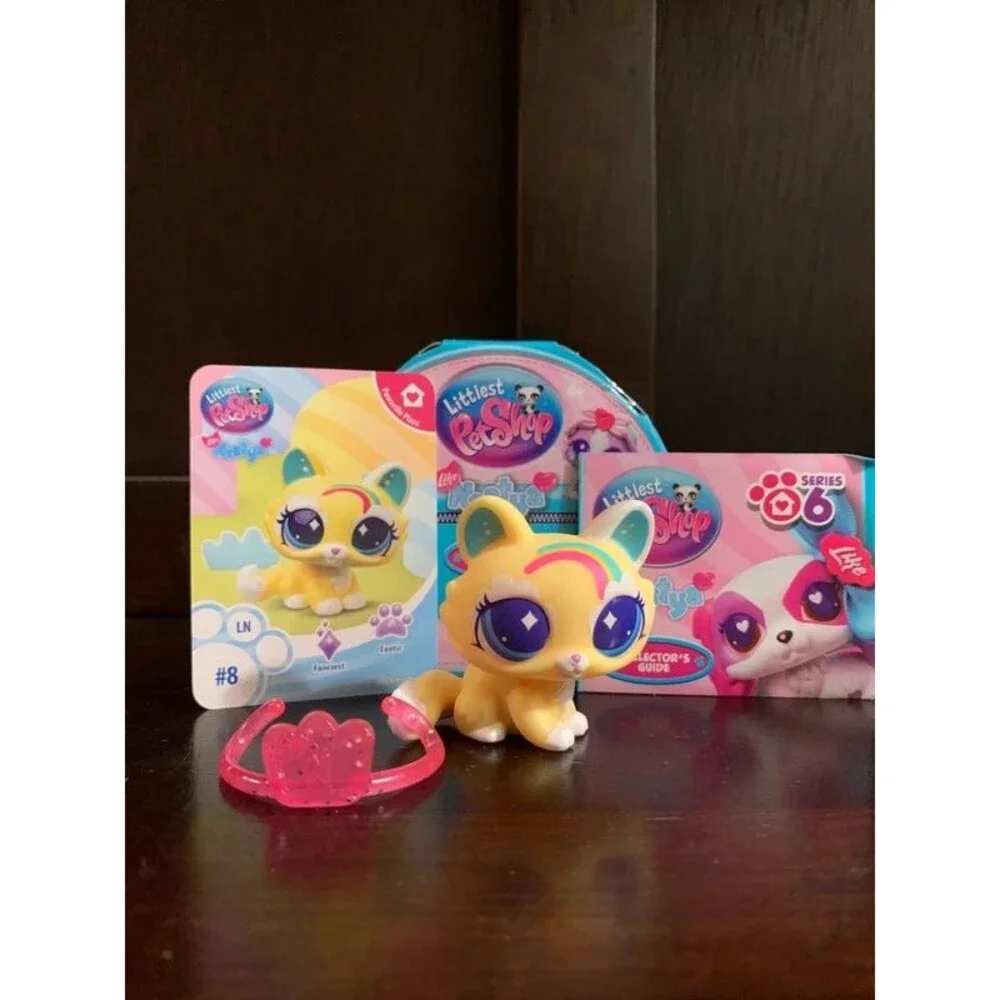 Littlest pet shop LPS like nastya blind box crouching rainbow cat gen 7